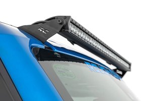 LED Light Bar - Rough Country - 40 Inch Black Series, Single Row - Black